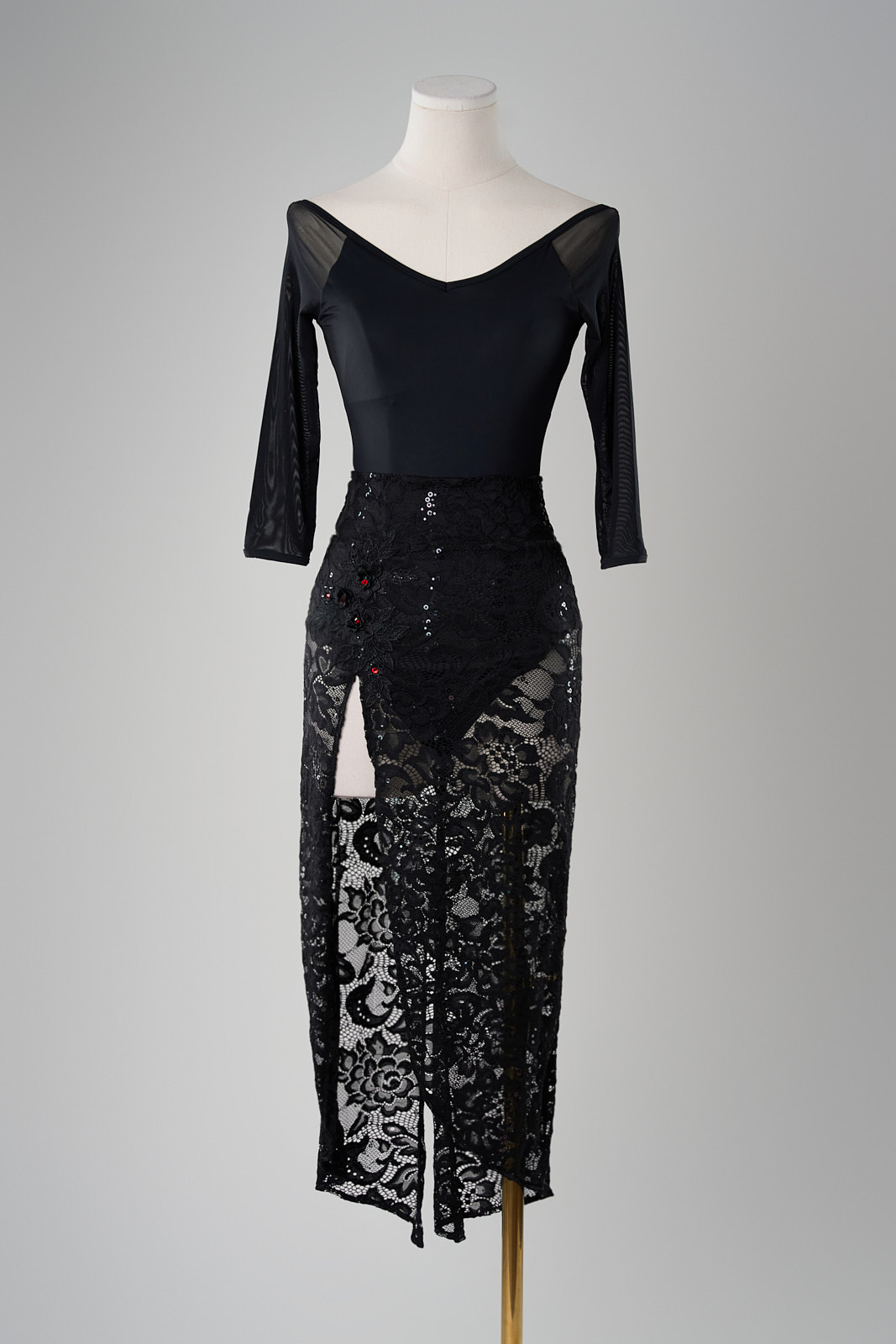 Sheer Lace Showcase Skirt - Image 2