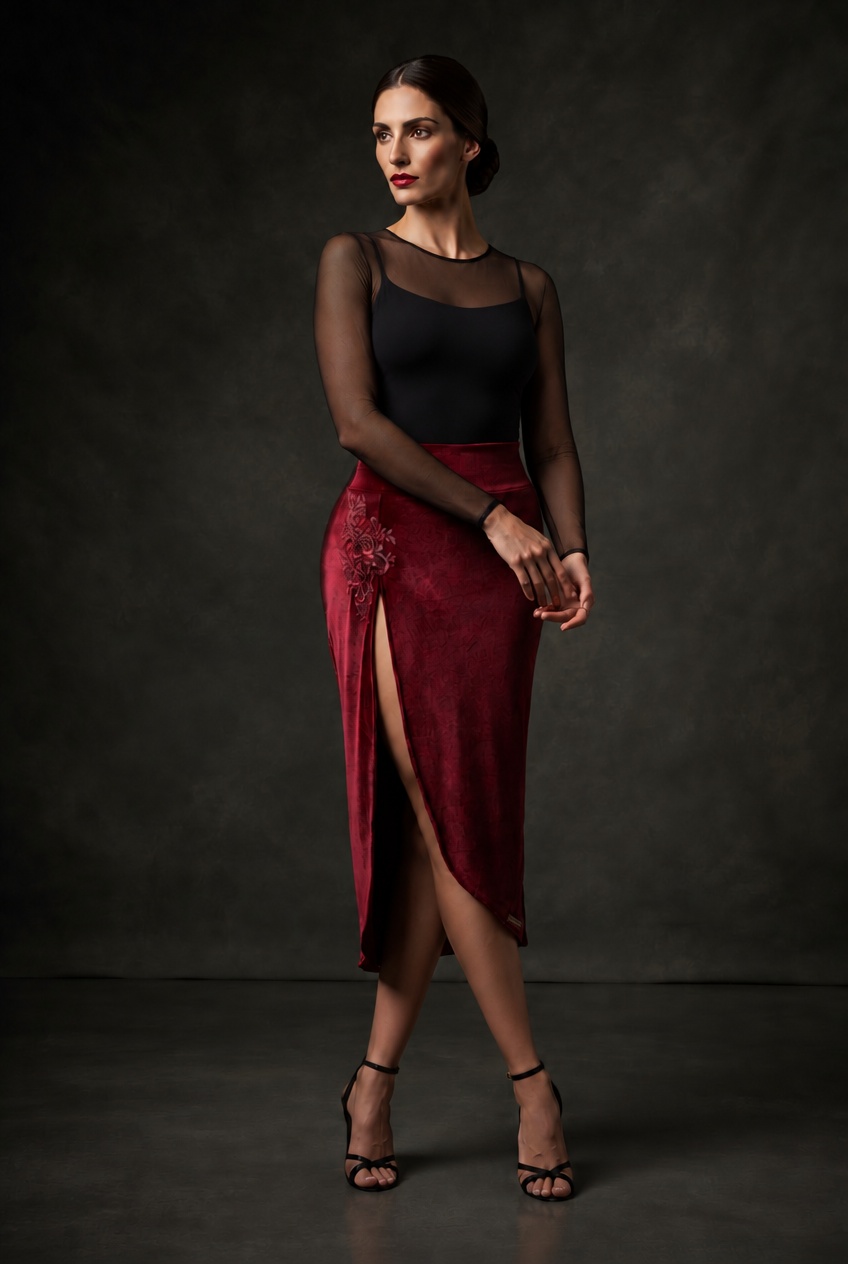 Tango Showcase Velvet Skirt