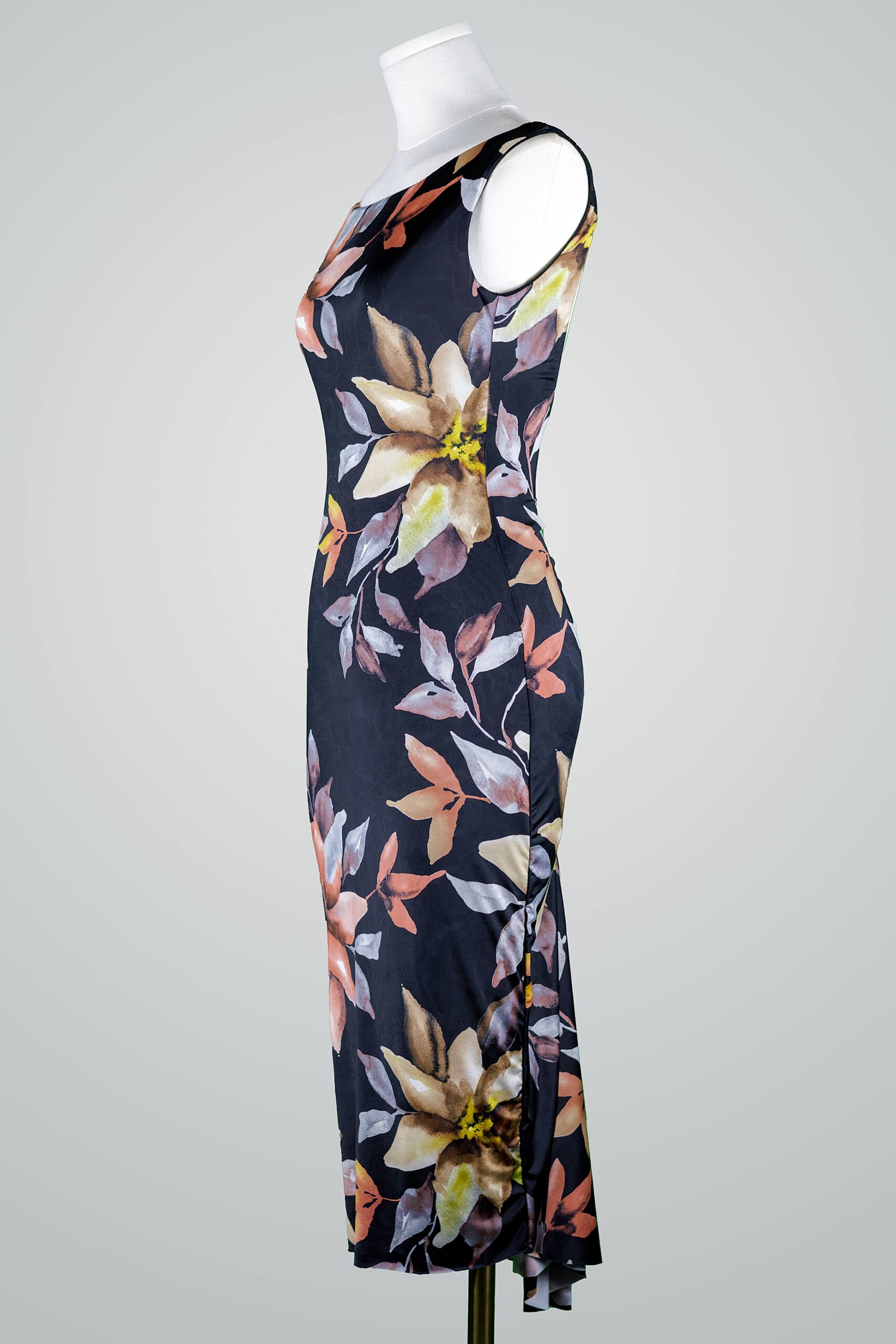 Floral Gaze Panel Dress