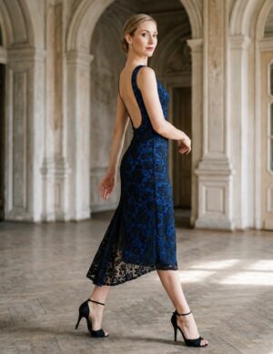Selva Negra Peek-A-Boo Lace Dress