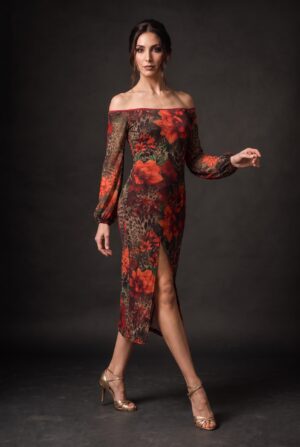 Reina Off Shoulder Showcase Dress