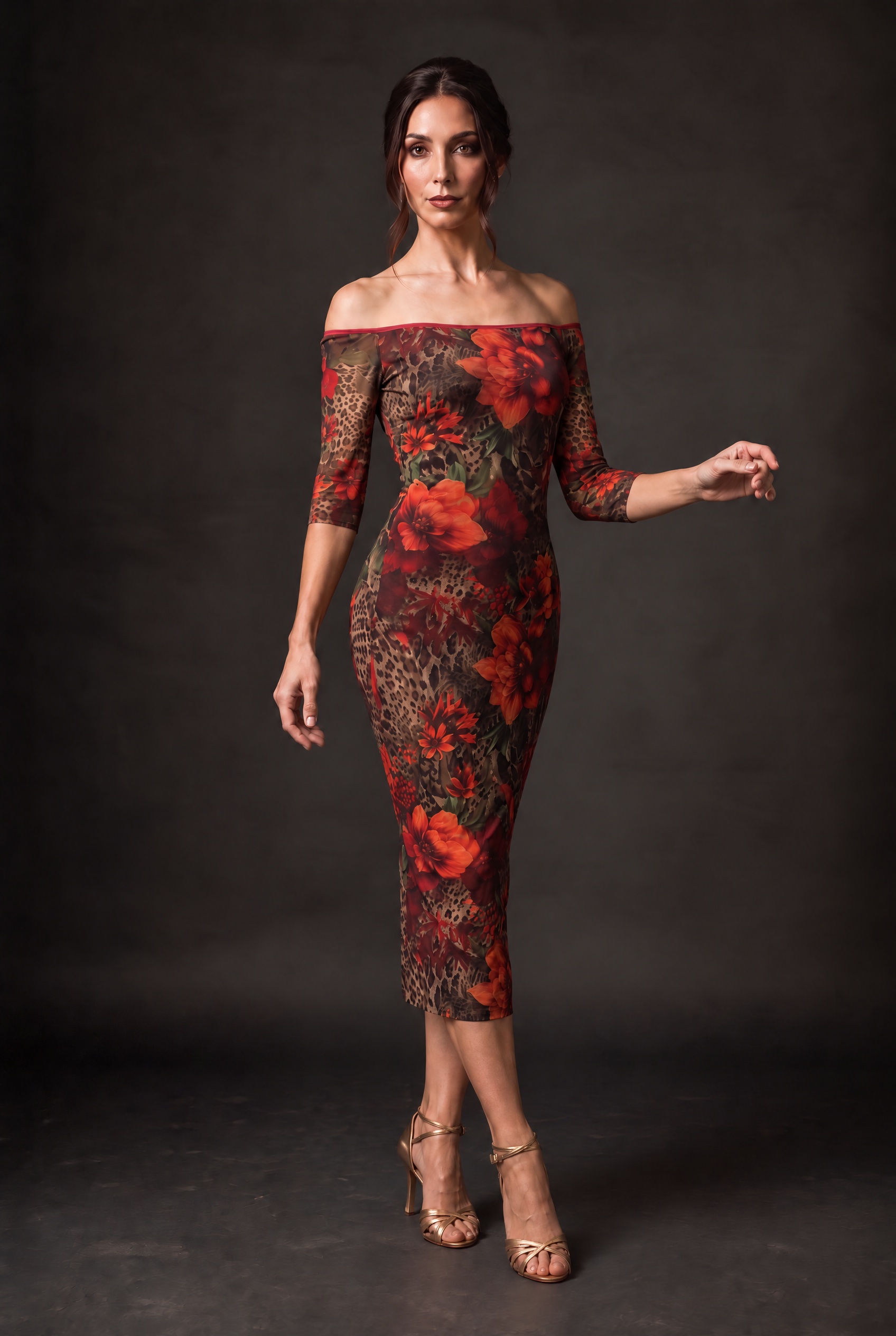 Reina Off Shoulder Dress