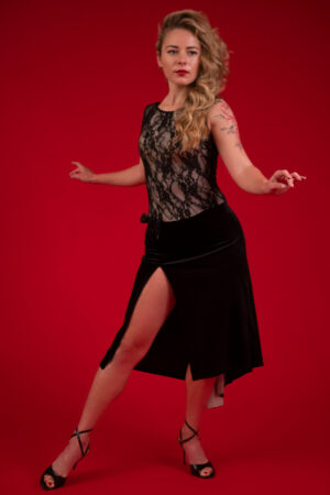 Velvet & Lace Tango Showcase Dress