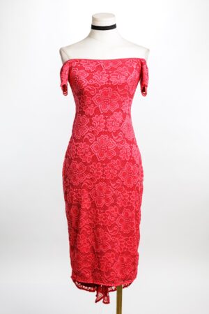 Carola Off Shoulder Lace Dress