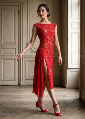 Tempest Lace With Panels Showcase Dress