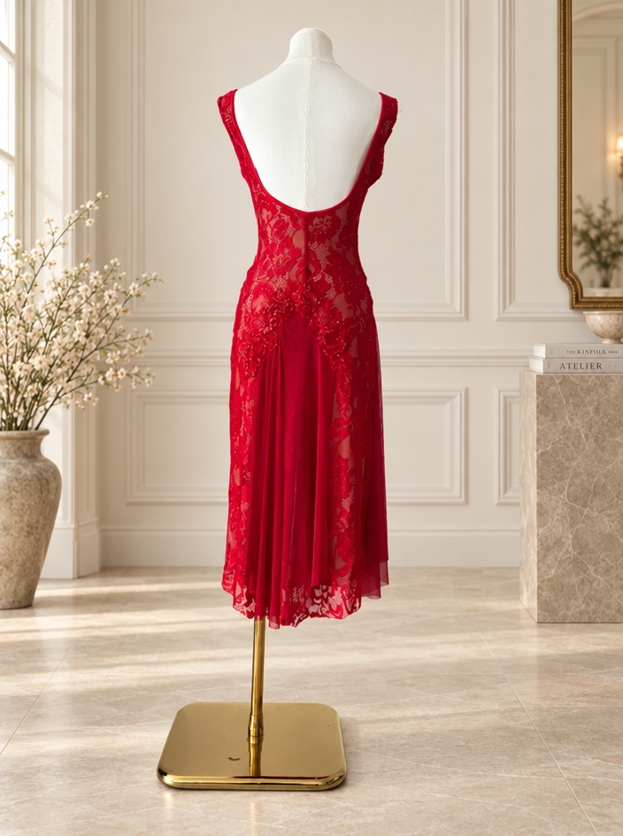 Tempest Lace With Panels Showcase Dress - Image 3